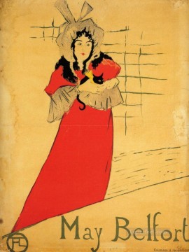  impresionista Obras - May Belfort postimpresionista Henri de Toulouse Lautrec